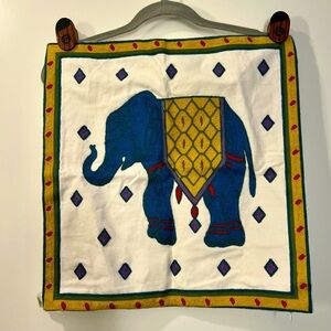 Handmade Elephant Pillow Case